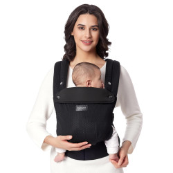 MOMCOZY BC001 BABY CARRIER NEWBORN TO TODDLER AIR MESH BLACK