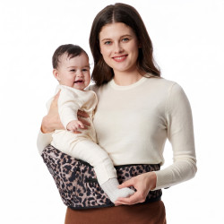 MOMCOZY HC002 HIP SEAT BABY CARRIER LEOPARD MEDIUM
