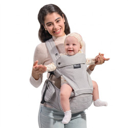 Momcozy Hip Seat Baby Carrier Air Mesh-Grey | Nosidełko z...
