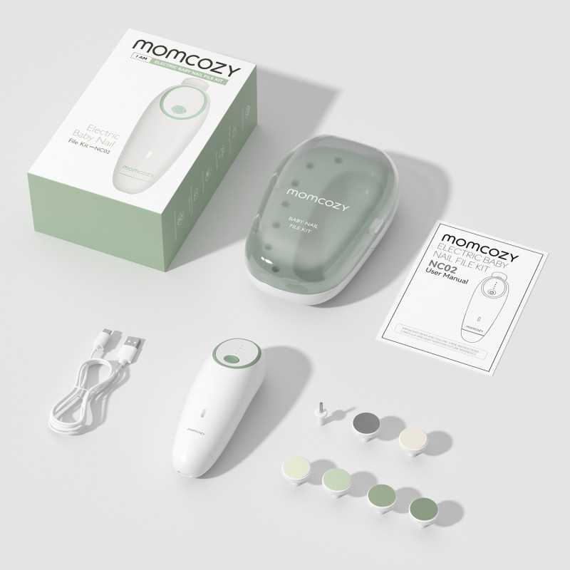 Momcozy NC013 Elektrický Pilník na Nehty pro Děti - Obrázek 4