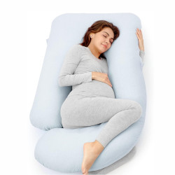Momcozy PP101 Ciemno Szara | Poduszka ciążowa w kształcie...