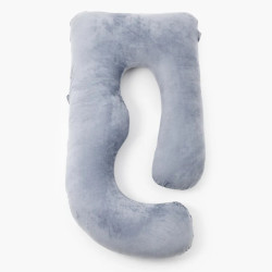 MOMCOZY PP101 U SHAPED PREGNANCY PILLOW VELVET DARK GREY - Immagine 2