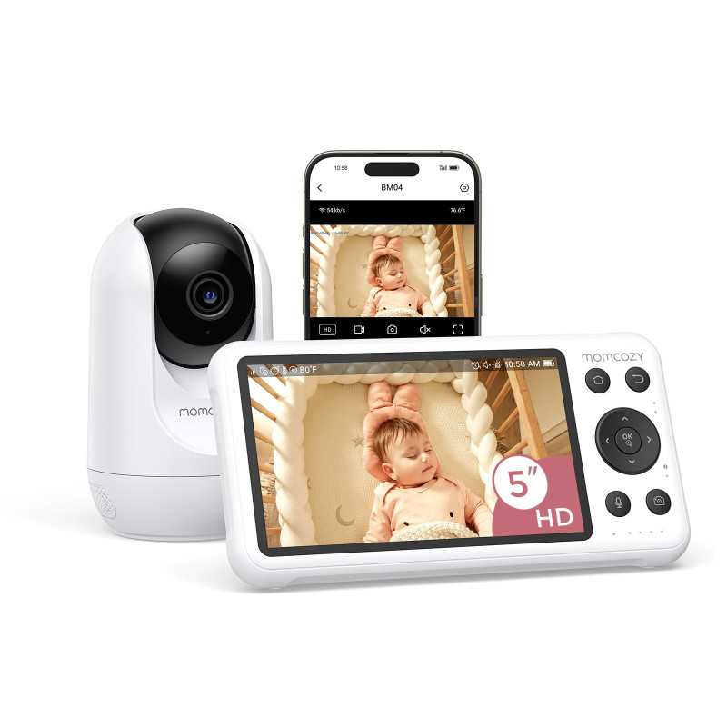MOMCOZY BM04 SMART WIFI VIDEO BABY MONITOR - Imagem 2