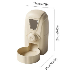 Dispensador Automático de Ração e Água Extralink para Coelhos, Cães e Gatos 1L - Imagem 2