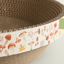 Extralink Pets Kratzbaum für Katzen, Runder Pappschüsselbett 30 cm zum Kratzen pet-763 - Bild 2