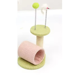 Arranhador para gatos e gatinhos Extralink Pets, túnel cama poste arranhador brinquedo pet-769 - Imagem 2