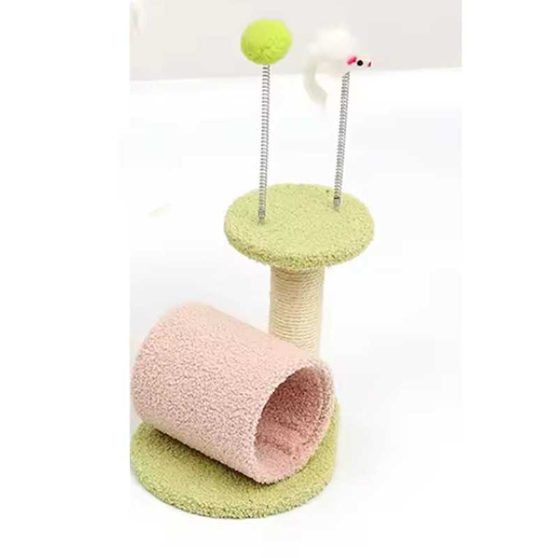 Arranhador para gatos e gatinhos Extralink Pets, túnel cama poste arranhador brinquedo pet-769 - Imagem 2