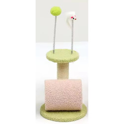 Cat Scratching Post for Kittens Extralink Pets, Tunnel Bed Scratching Pole Toy pet-769 - Image 3