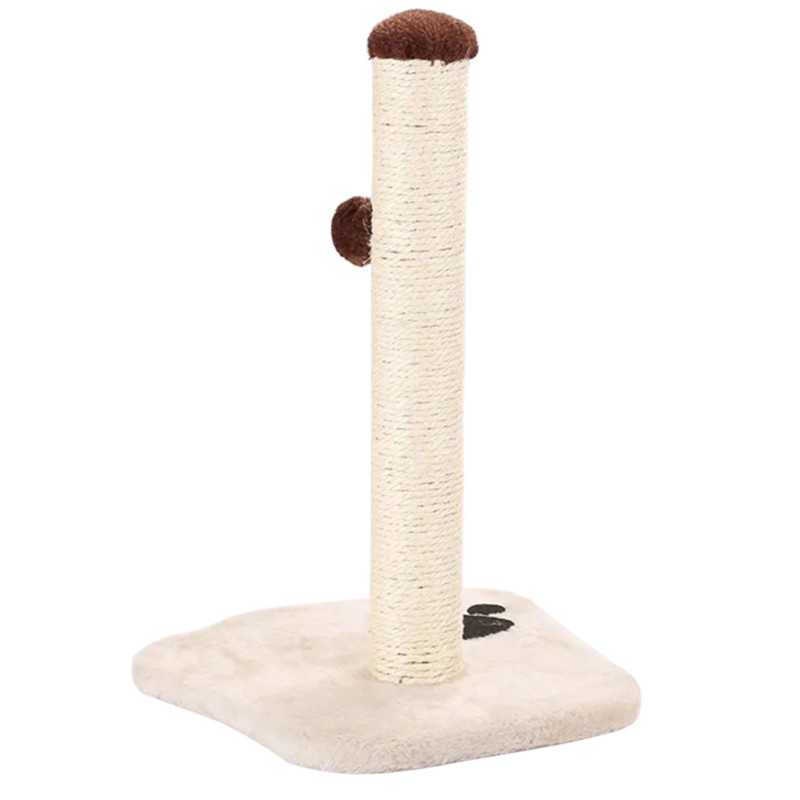 Cat Scratcher for Kittens Extralink Pets, Sisal Column Tower with Ball Toy pet-774 - Image 3