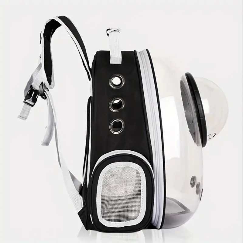 Mochila Transportadora Extralink Pets para Gatos e Cães, Transparente e Ventilada - pet-743 - Imagem 2