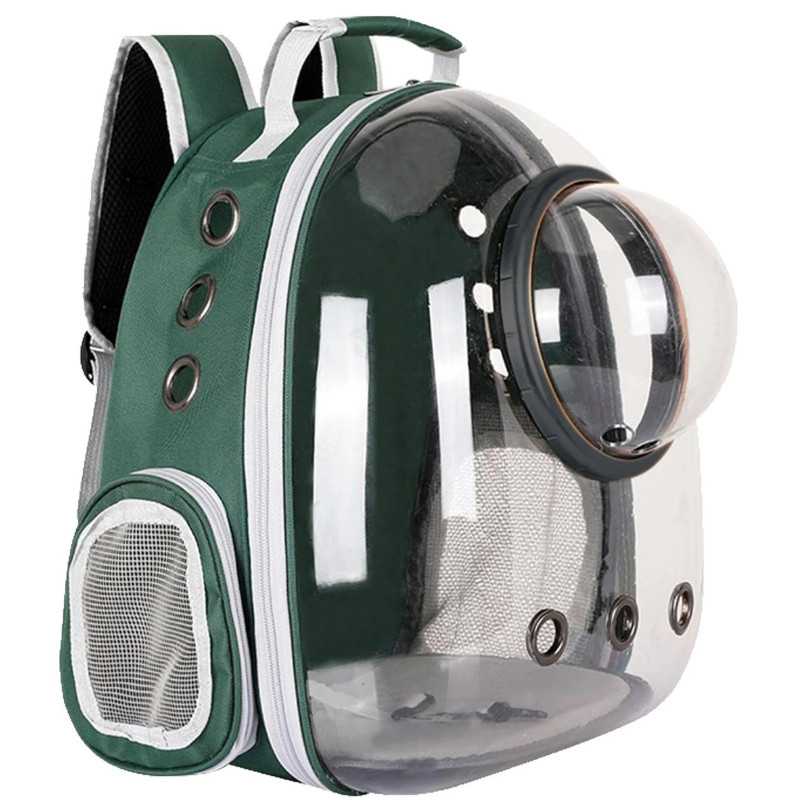 Mochila Extralink para Gatos y Perros, Transportadora Transparente Ventilada Bolsa para Gatos pet-996 - Imagen 3