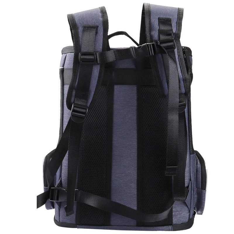 Mochila para Gato Perro Extralink Pets, Bolsa Transportadora Ventilada para Mascotas Grandes-744 - Imagen 2