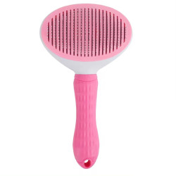 Escova Auto-Limpante Ergonômica para Cães e Gatos Extralink Pets, Pente Pet pet-815 - Imagem 2