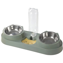Bowl Duplo para C&atilde;o e Gato Extralink Pets, Bowl de &Aacute;gua e...