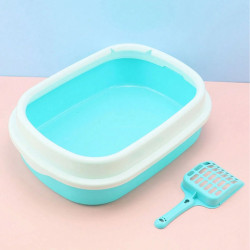 Extralink Pets Cat Litter Box with Scoop, Large Open...