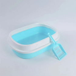 Extralink Pets Katzenstreu Box mit Schaufel, große offene Rahmen Katze Toilette pet-847 - Bild 2