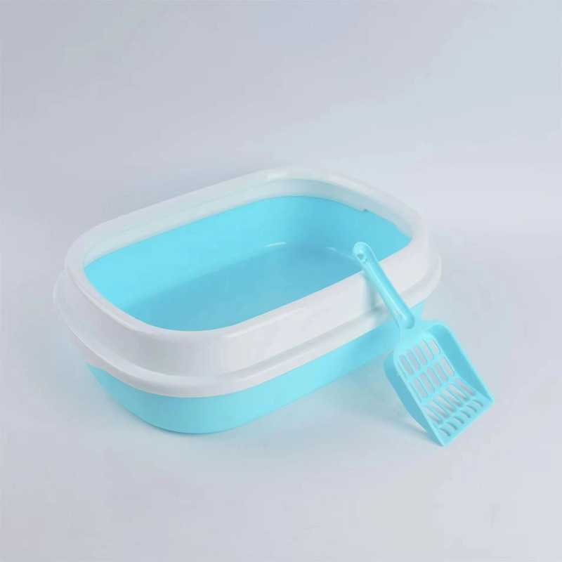 Extralink Pets Katzenstreu Box mit Schaufel, große offene Rahmen Katze Toilette pet-847 - Bild 2