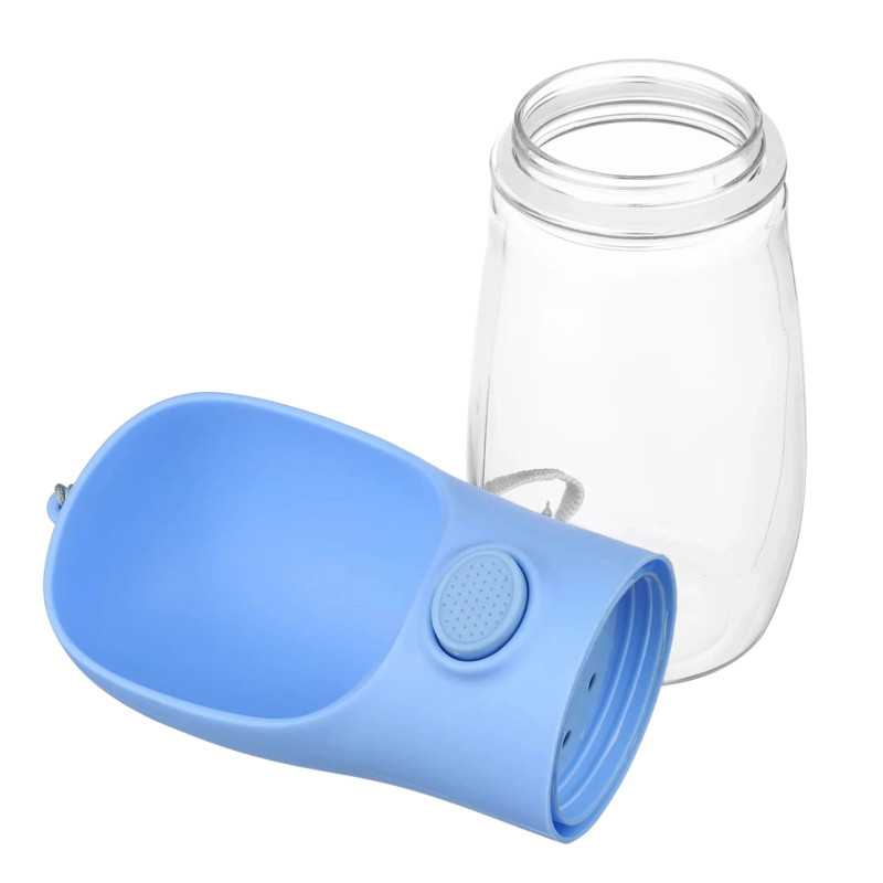 Extralink Tragbare Wasserflasche für Hunde und Katzen 350 ml, Reiseschüssel - Bild 2