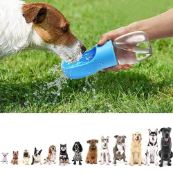 Extralink Botella de Agua Portátil para Perros y Gatos 350 ml, Cuenco de Viaje - Imagen 5