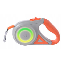 Pupilplanet | Smycz automatyczna | 5m LED z bocznym światłem