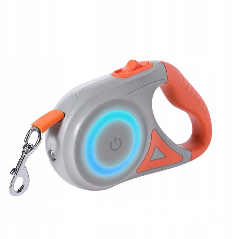 Pupilplanet | Smycz automatyczna | 5m LED z bocznym światłem - Zdjęcie 2