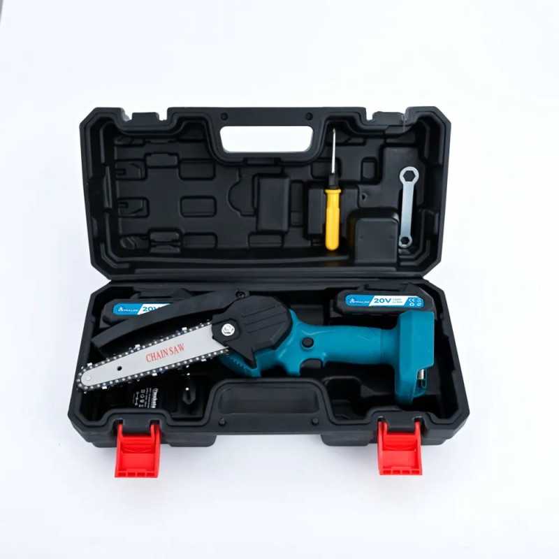 Extralink TM-107 | Mini electric chainsaw | 6 inch, 1.5 Ah battery - Image 6