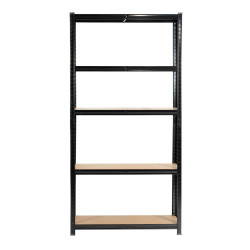 Extralink Prateleira de Metal para Armazenagem 180x90x40 Preta - Imagem 4