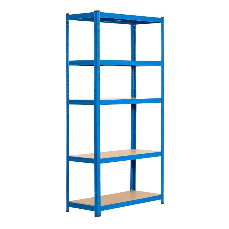Extralink Металлический складской стеллаж 180x90x40 синий - Изображение 4