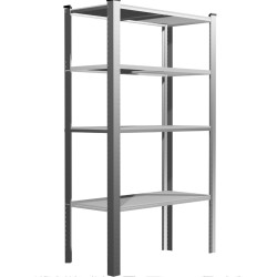 Extralink Metallregal, 4-stufig 150x75x30cm 50 kg - Bild 2