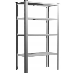Extralink Metal Raf, 4 Katmanlı 150x75x30cm 50 kg - Görsel 3