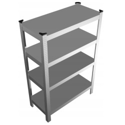 Extralink Metal Shelf, 4-Tier 150x75x30cm 50 kg - Image 4