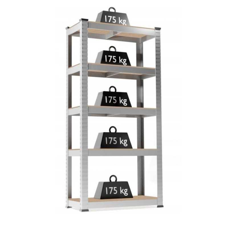 EXTRALINK REGAŁ 5-POZIOMOWY 180X90X30 CM 175 KG-5870 - Immagine 3
