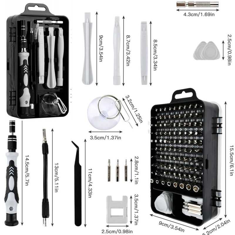 Extralink Precision Screwdriver Set, 118 in 1 Torx Screwdrivers and Precision Tools - Image 3