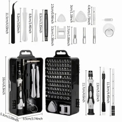 Extralink Präzisionsschraubendreher Set, Torx Schraubendreher 115 in 1 - Bild 3