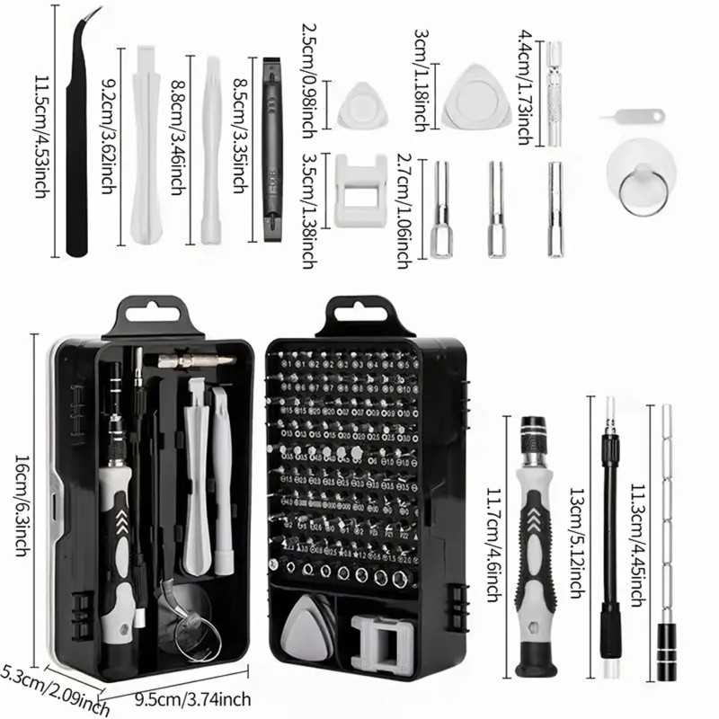 Juego de destornilladores de precisión Extralink, destornilladores Torx 115 en 1 - Imagen 3