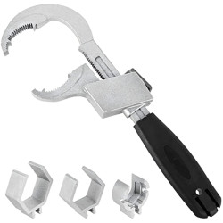 Llave Ajustable Universal Extralink, Doble Cara para Lavabo de Bano, Grifo y Tuberías de Fontanería - Imagen 2