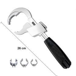 Universal Adjustable Wrench Extralink, Double-Sided for Bathroom Sink Faucet Plumbing Pipes - Image 3
