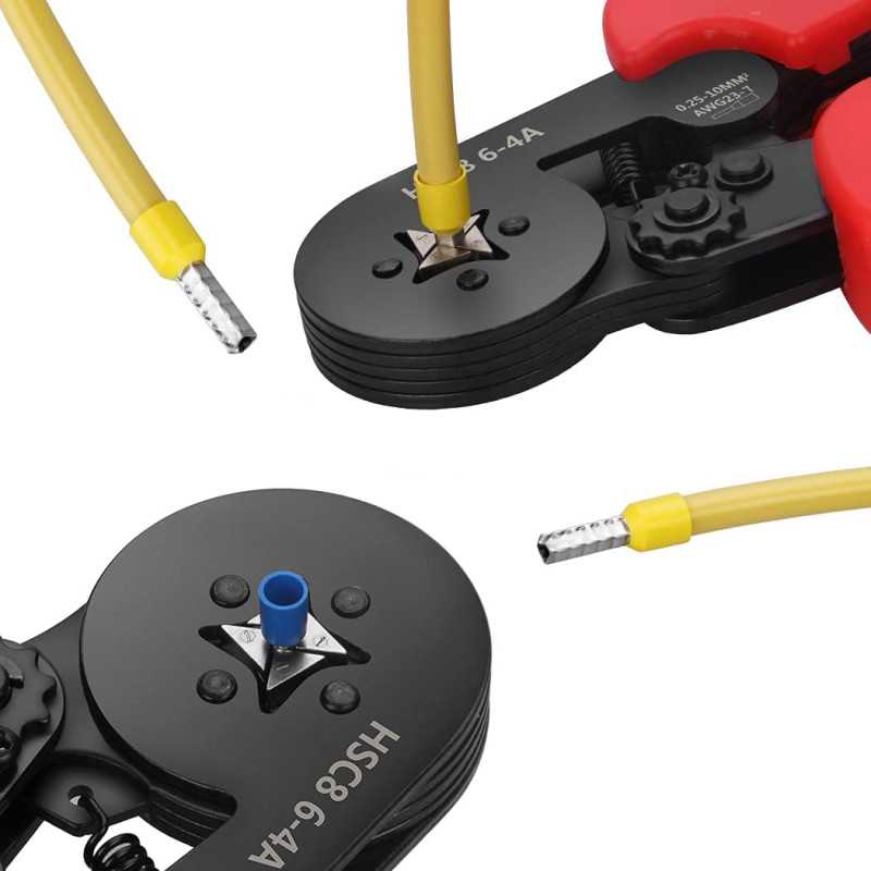 Herramienta de Crimpado Extralink para Conectores, 1200 Manguitos de Cable - Imagen 4