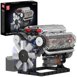 Mould King V8 Engine 10088S | Z silnikiem | Zestaw...