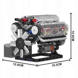 MOULD KING - V8 ENGINE | SET 10088S - 552 PCS - Изображение 4