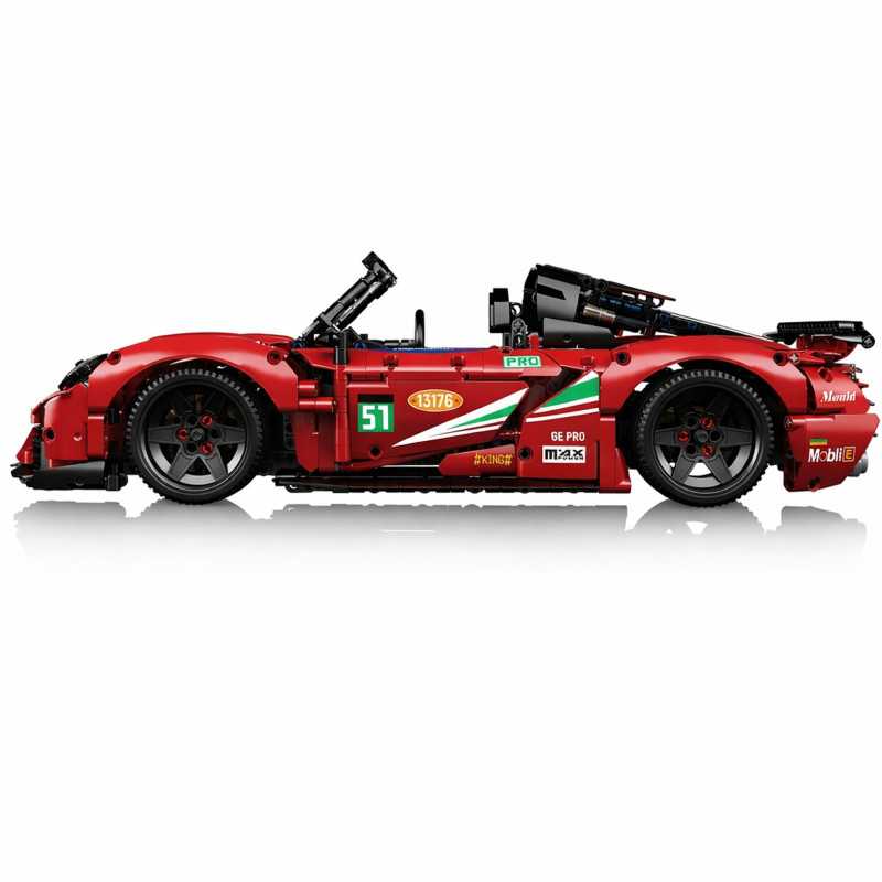 MOULD KING - RED SPORTS CAR | SET 13176 - 1538 PCS - Imagem 3