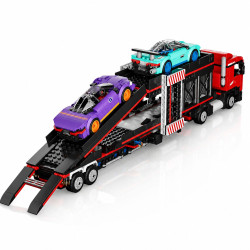 MOULD KING 24078 - SPORTS CAR TRANSPORTER TRUCK BUILDING SET | 997 PCS - Imagem 2