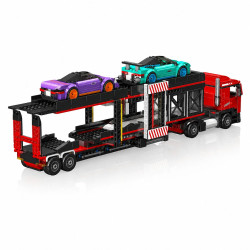 MOULD KING 24078 - SPORTS CAR TRANSPORTER TRUCK BUILDING SET | 997 PCS - Imagem 3
