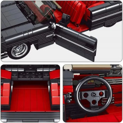 MOULD KING 10012S CADI-ELRADO CAR MODEL BUILDING TOY SET | 1,324 PCS - Imagem 4