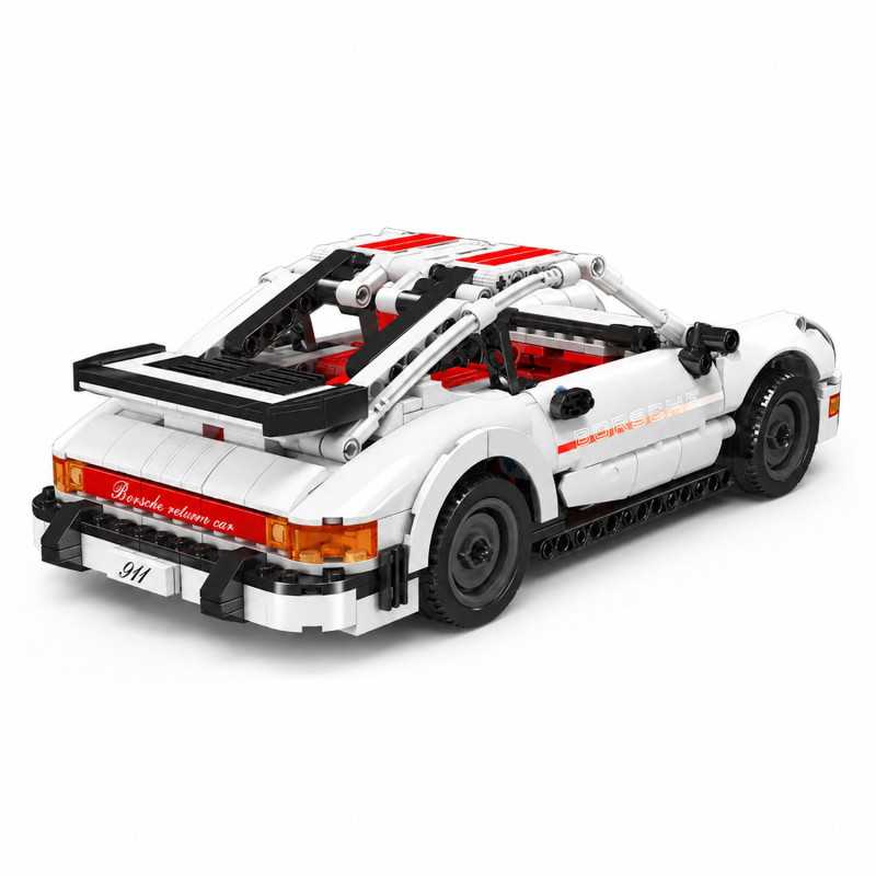 MOULD KING 15063 911 PULL-BACK SPORTS CAR BUILDING SET | 824 PCS - Obrázek 3