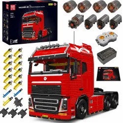 MOULD KING 19015S FH16 REMOTE CONTROLLED PNEUMATIC TRACTOR TRUCK BUILDING SET | 4,608 PCS - Görsel 2