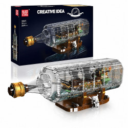 MOULD KING 10067 FLYING DUTCHMAN SHIP-IN-A-BOTTLE...