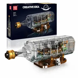 MOULD KING 10067 FLYING DUTCHMAN SHIP-IN-A-BOTTLE...