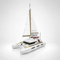 MOULD KING 10217 CATAMARAN SAILBOAT MODEL BUILDING SET | 890 PCS - Image 2