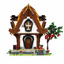 MOULD KING 16054 MEDIEVAL WORLD LOG CABIN BUILDING SET | 2,192 PCS - Imagem 3